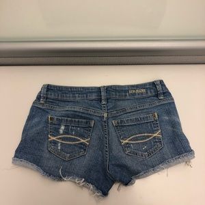 ZCO Premium Jean Shorts Light Wash Distressed
